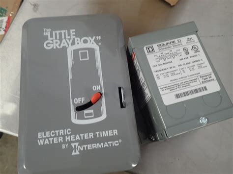 little gray box electric water heater timer|little gray box troubleshooting.